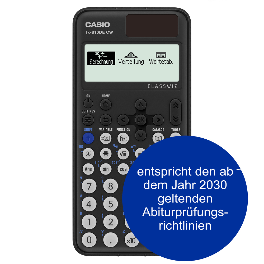Casio Αριθμομηχανή σε Μαύρο Χρώμα FX-810DE CW - Image 3