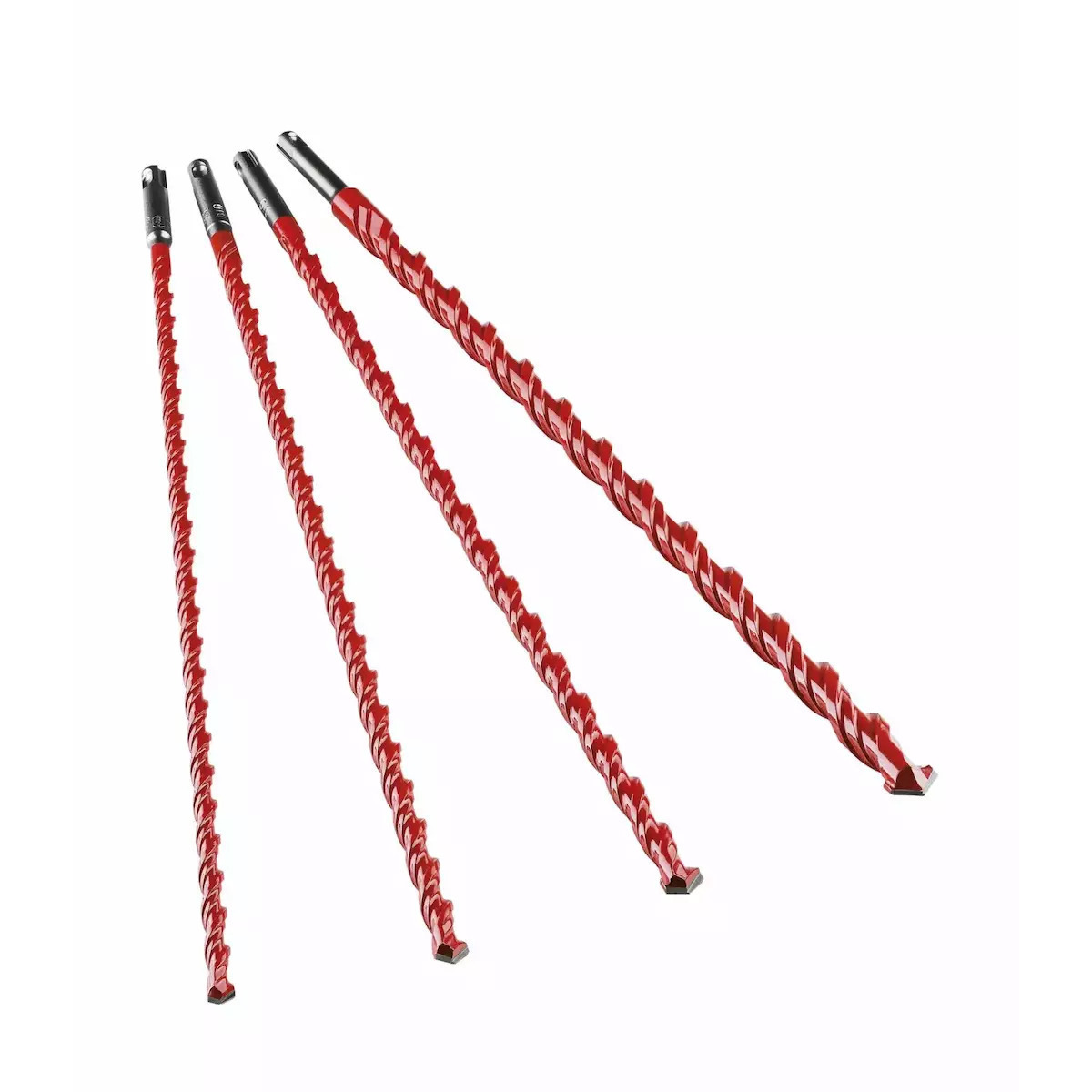 Alpen Drills Σετ 4 Διαμαντοτρύπανα Καρβιδίου με SDS Plus Στέλεχος για Μέταλλο, Δομικά Υλικά και Ξύλο