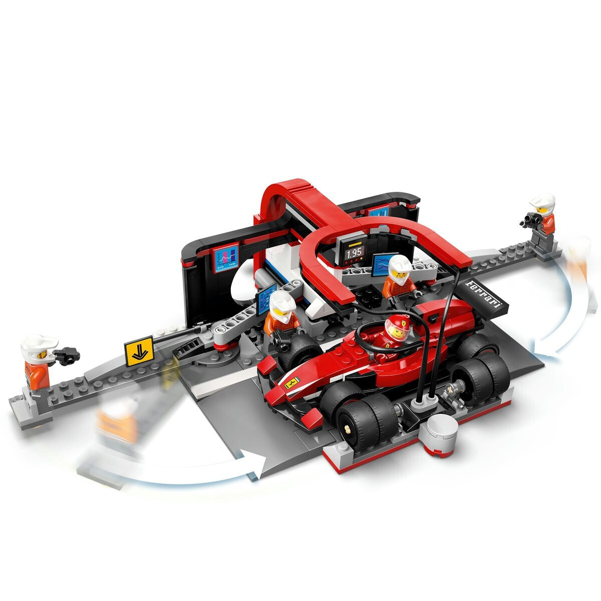 Lego City F1® Pit Stop & Pit Crew with Ferrari Car για 6+ Ετών 322τμχ - Image 6