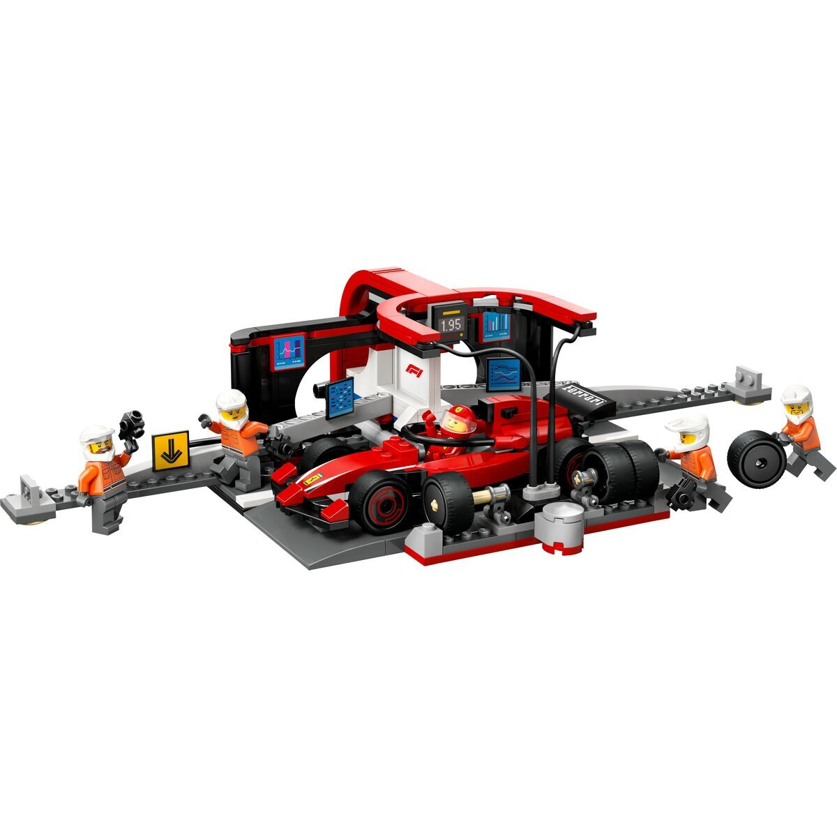 Lego City F1® Pit Stop & Pit Crew with Ferrari Car για 6+ Ετών 322τμχ - Image 4