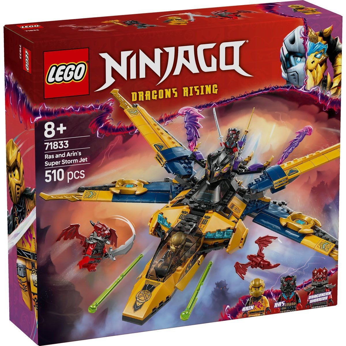 Lego Ninjago Ras and Arin's Super Storm Jet για 8+ Ετών 510τμχ