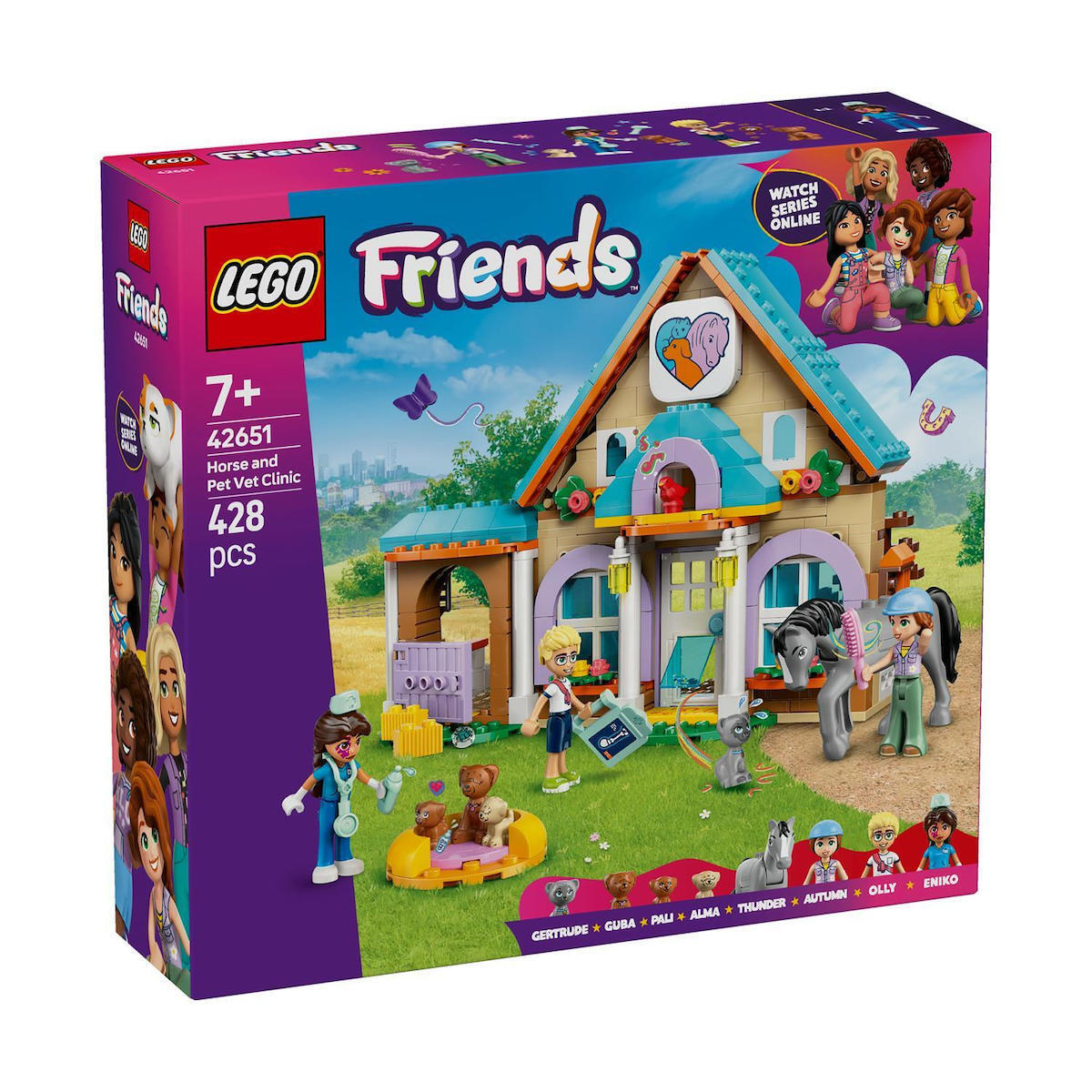 Lego Friends Horse and Pet Vet Clinic για 7+ Ετών 428τμχ