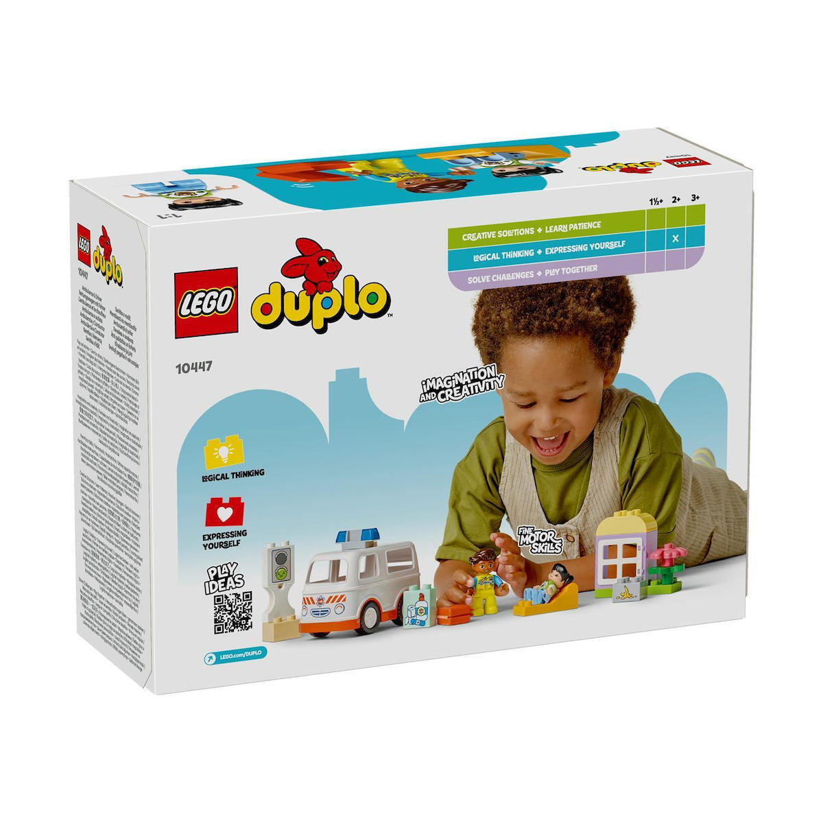 Lego Duplo Ambulance & Driver για 2+ Ετών 19τμχ - Image 2