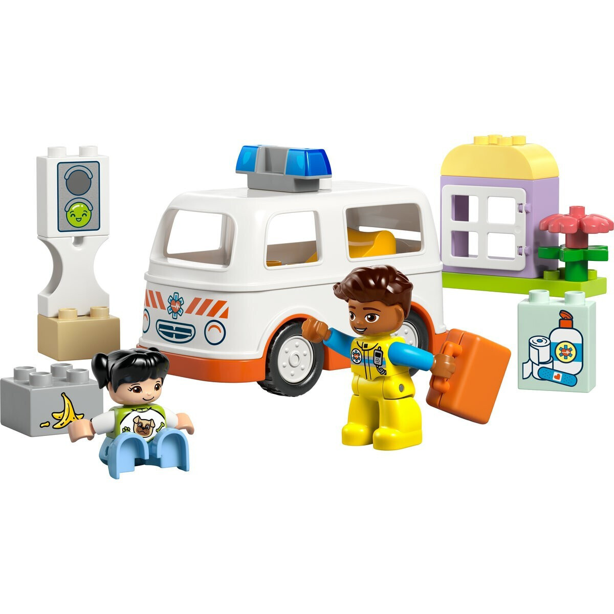 Lego Duplo Ambulance & Driver για 2+ Ετών 19τμχ - Image 4