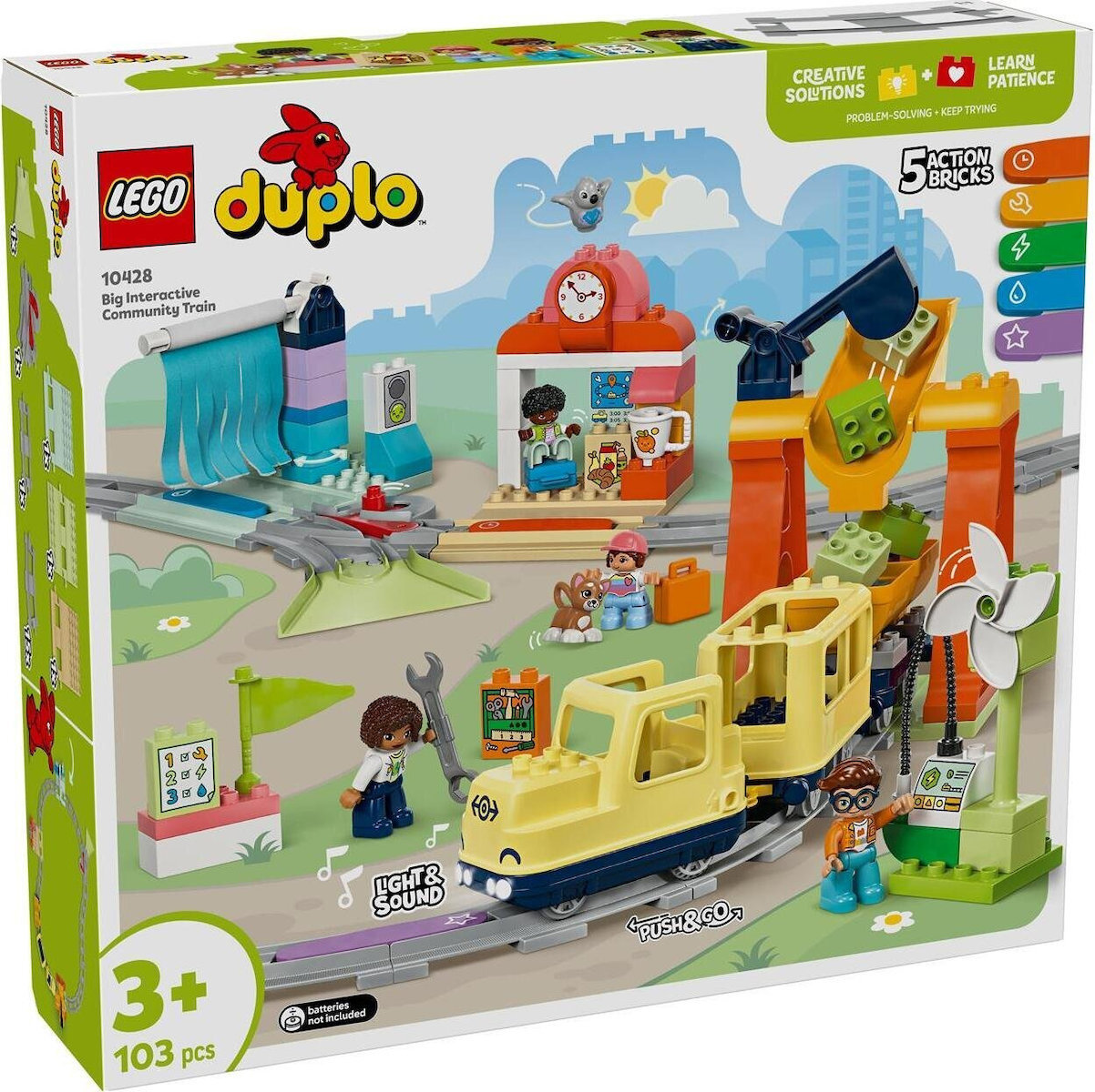 Lego Duplo Big Interactive Community Train για 3+ Ετών 103τμχ - Image 2