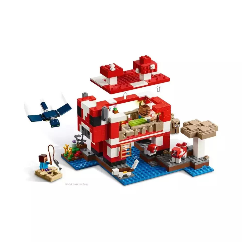 Lego Minecraft The Mooshroom House για 8+ Ετών 500τμχ - Image 5