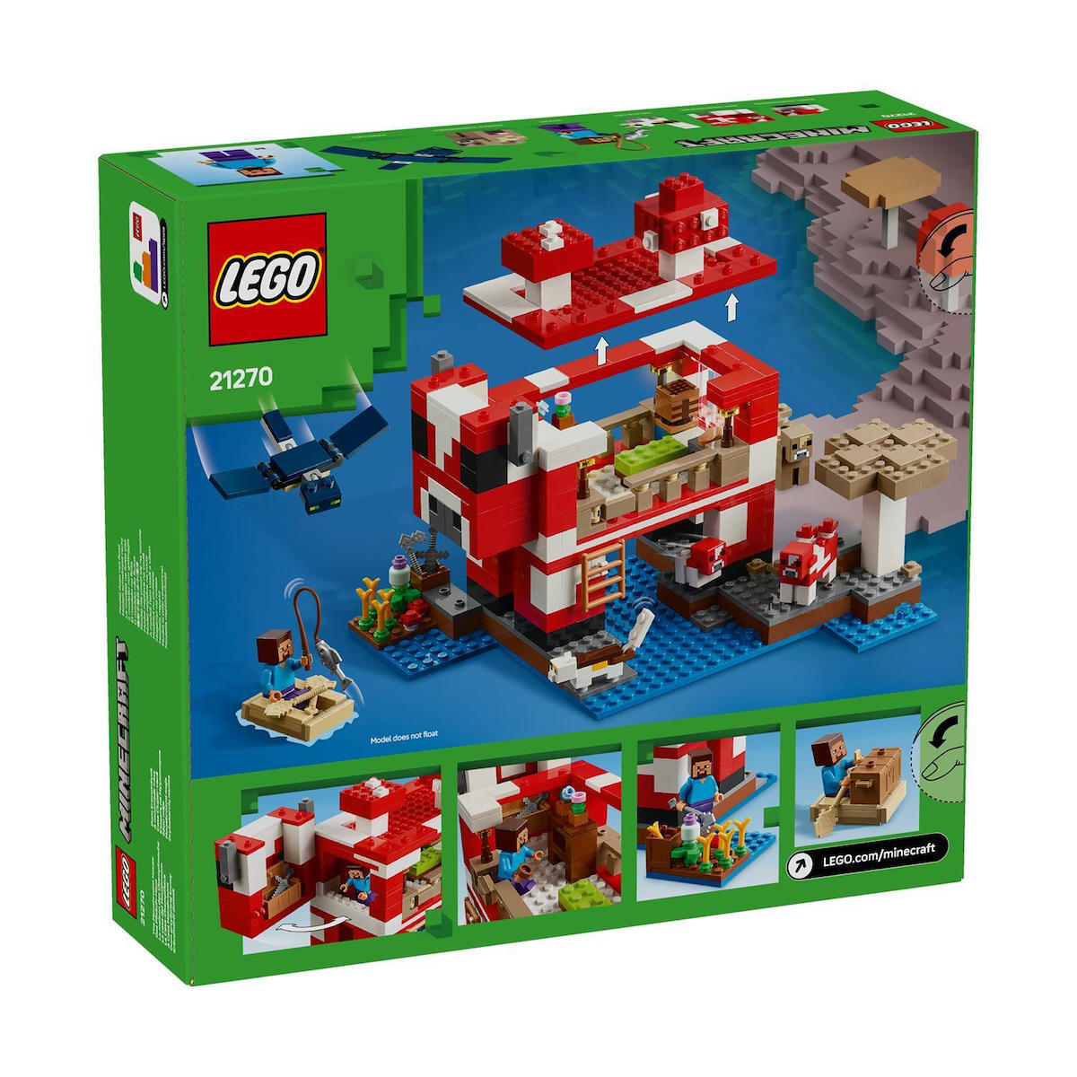 Lego Minecraft The Mooshroom House για 8+ Ετών 500τμχ - Image 2