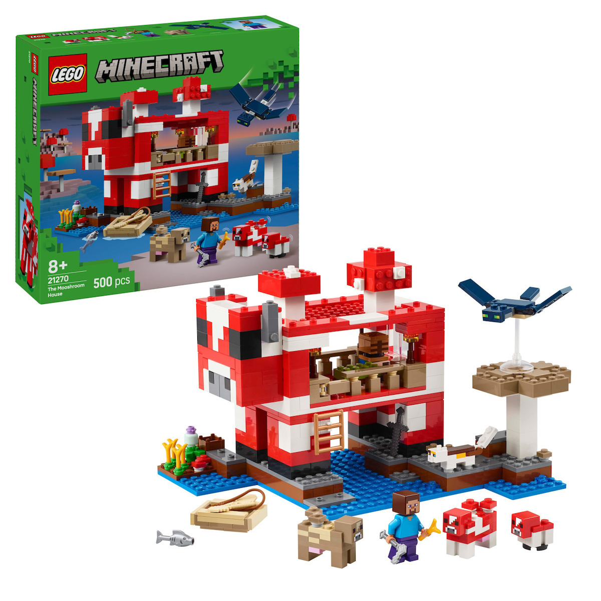 Lego Minecraft The Mooshroom House για 8+ Ετών 500τμχ - Image 3