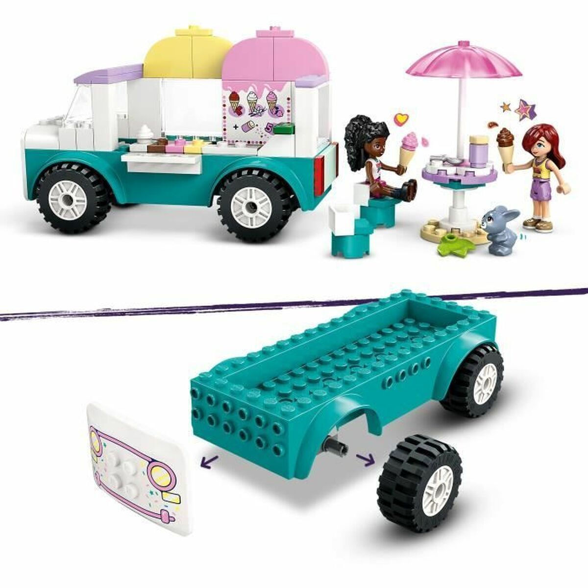 Lego Friends Heartlake City Ice Cream Van για 4+ Ετών 92τμχ - Image 7
