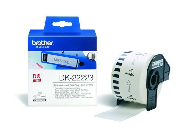 Brother DK22223 Ταινία Ετικετογράφου Συμβατή με Brother 30.5m x 50mm σε Λευκό Χρώμα - Image 4