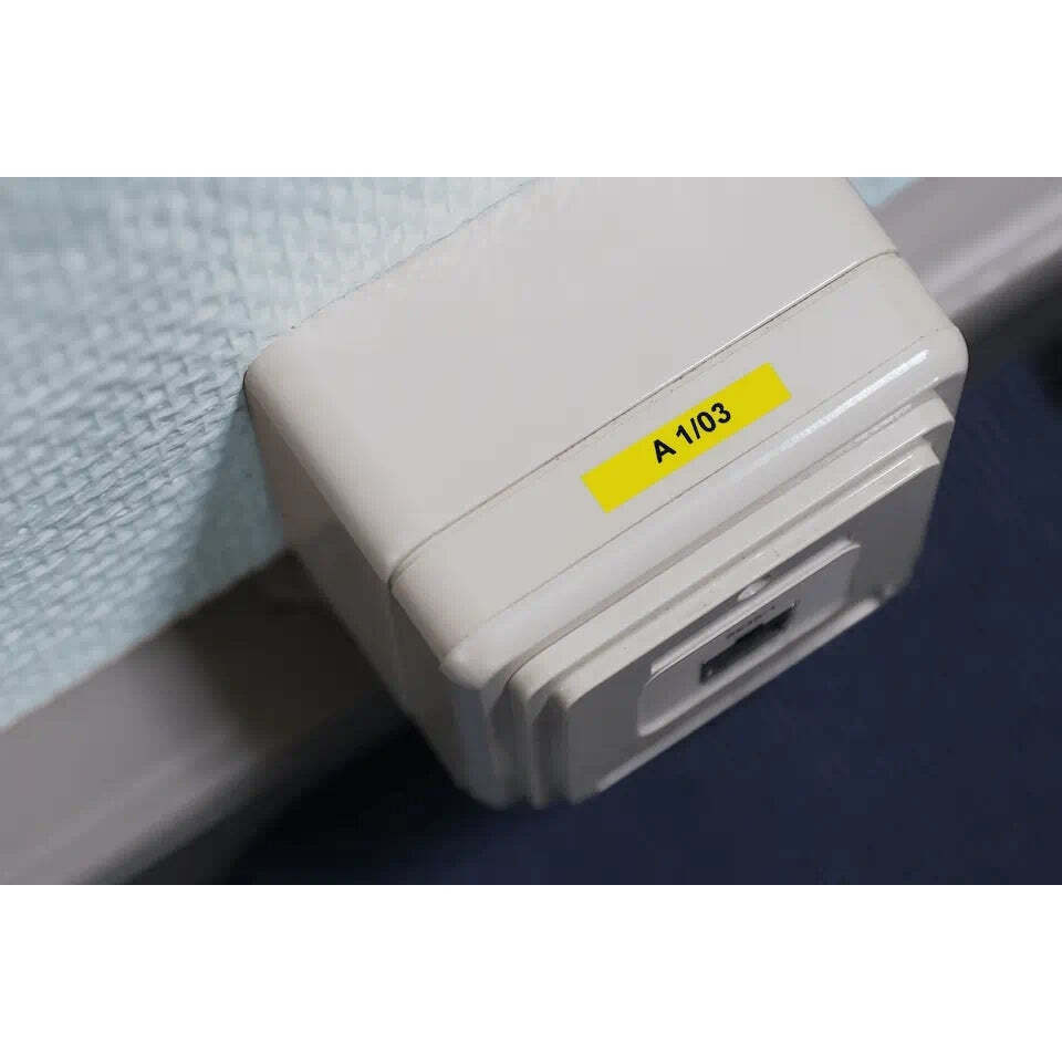 Brother Tze-611 Ταινία Ετικετογράφου σε Μαύρο Χρώμα - Image 4