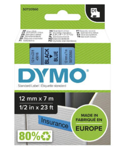 Dymo D1 45016 Ταινία Ετικετογράφου 7m x 12mm σε Μαύρο Χρώμα