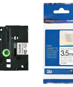 Brother TZe-N201 Ταινία Ετικετογράφου 8m x 3.5mm σε Λευκό Χρώμα