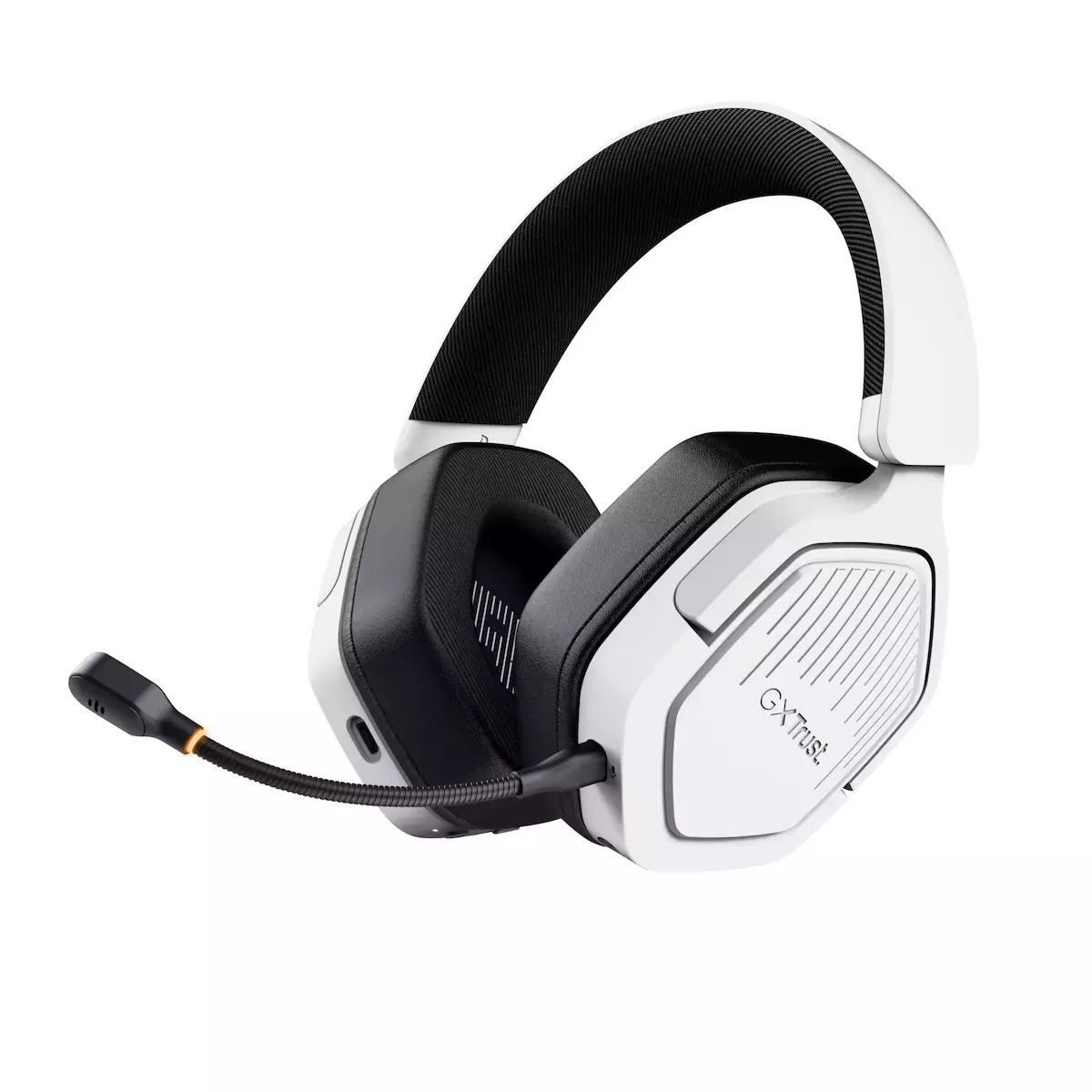 Trust GXT493 Ασύρματο Over Ear Gaming Headset με σύνδεση 3.5mm / Bluetooth / USB Λευκό
