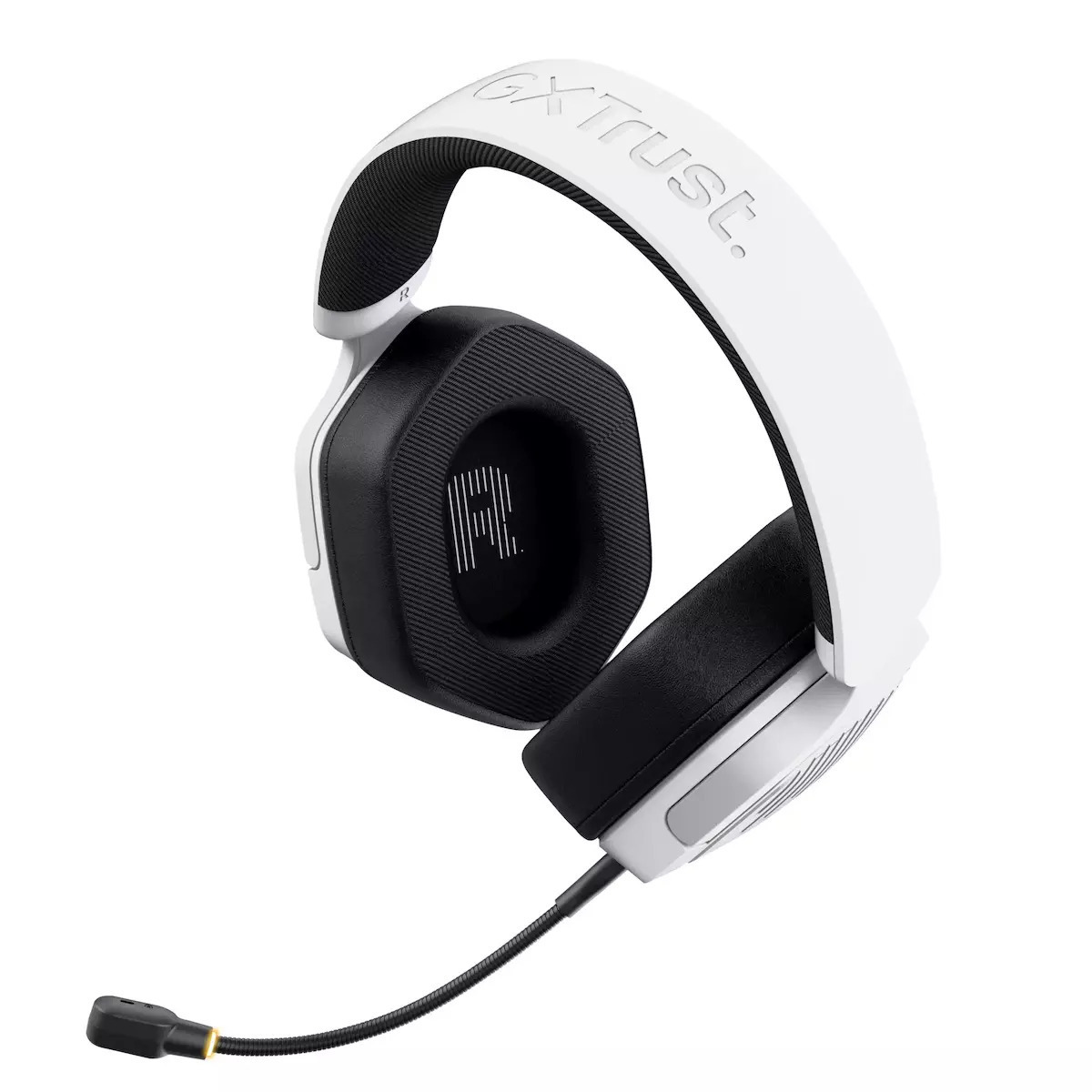 Trust GXT493 Ασύρματο Over Ear Gaming Headset με σύνδεση 3.5mm / Bluetooth / USB Λευκό - Image 3