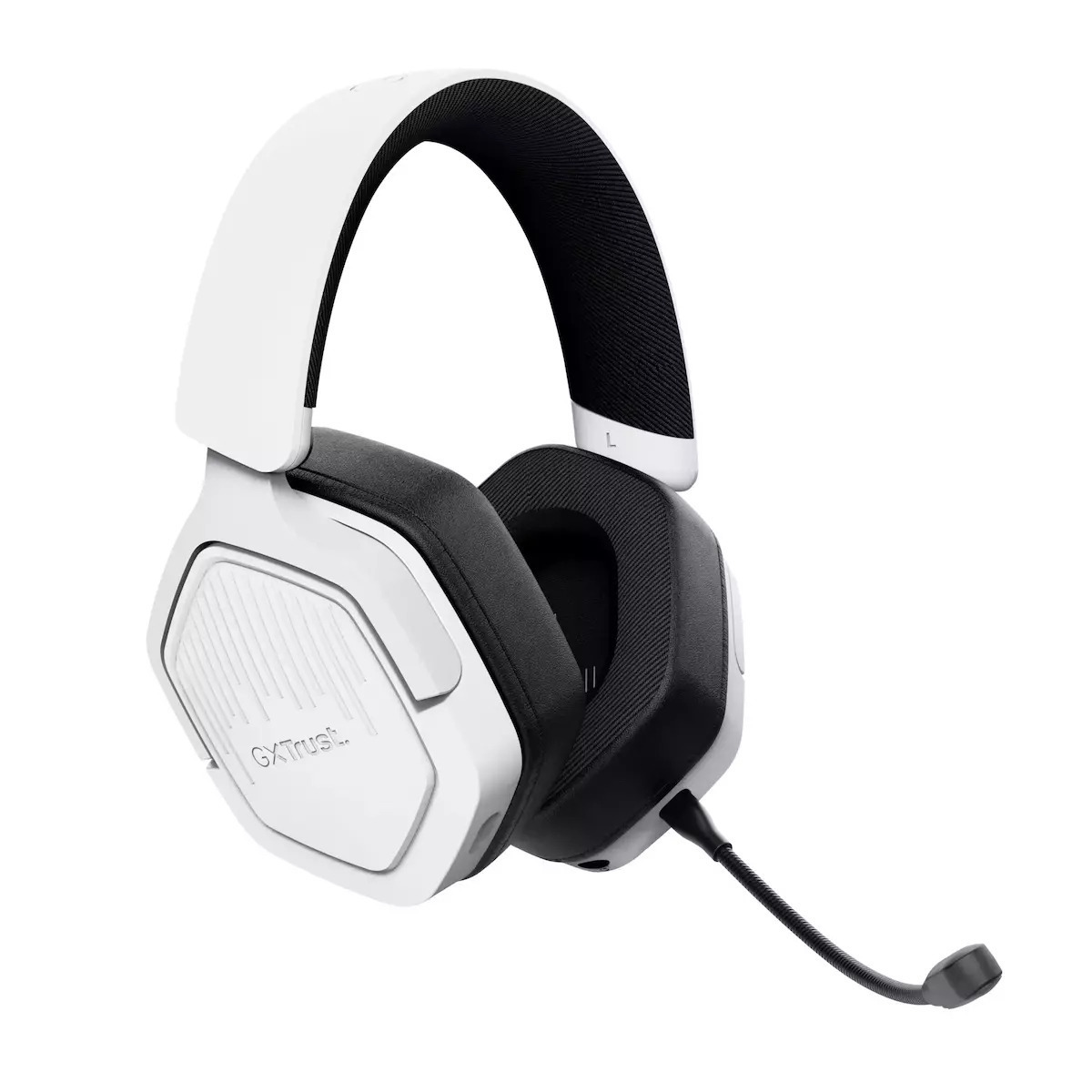 Trust GXT493 Ασύρματο Over Ear Gaming Headset με σύνδεση 3.5mm / Bluetooth / USB Λευκό - Image 5