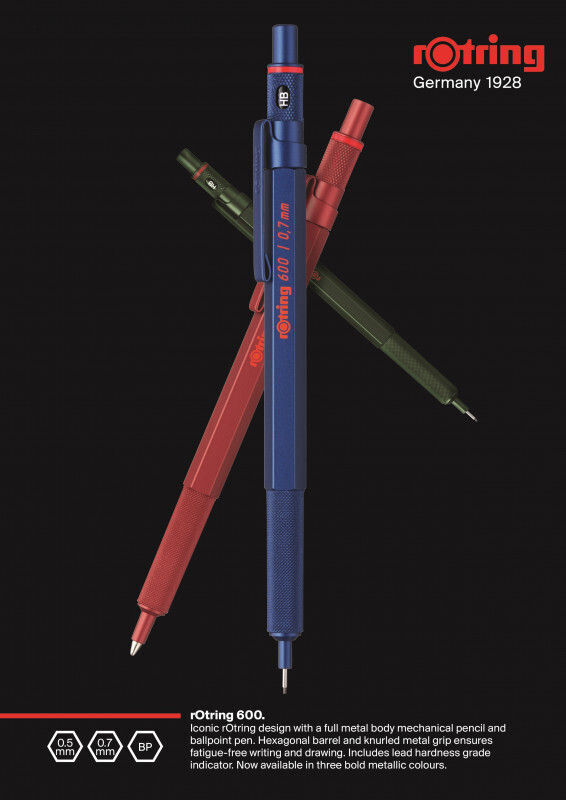 Rotring 600 Green Mechanical Pencil 0,5mm 3026981142680 - Image 2