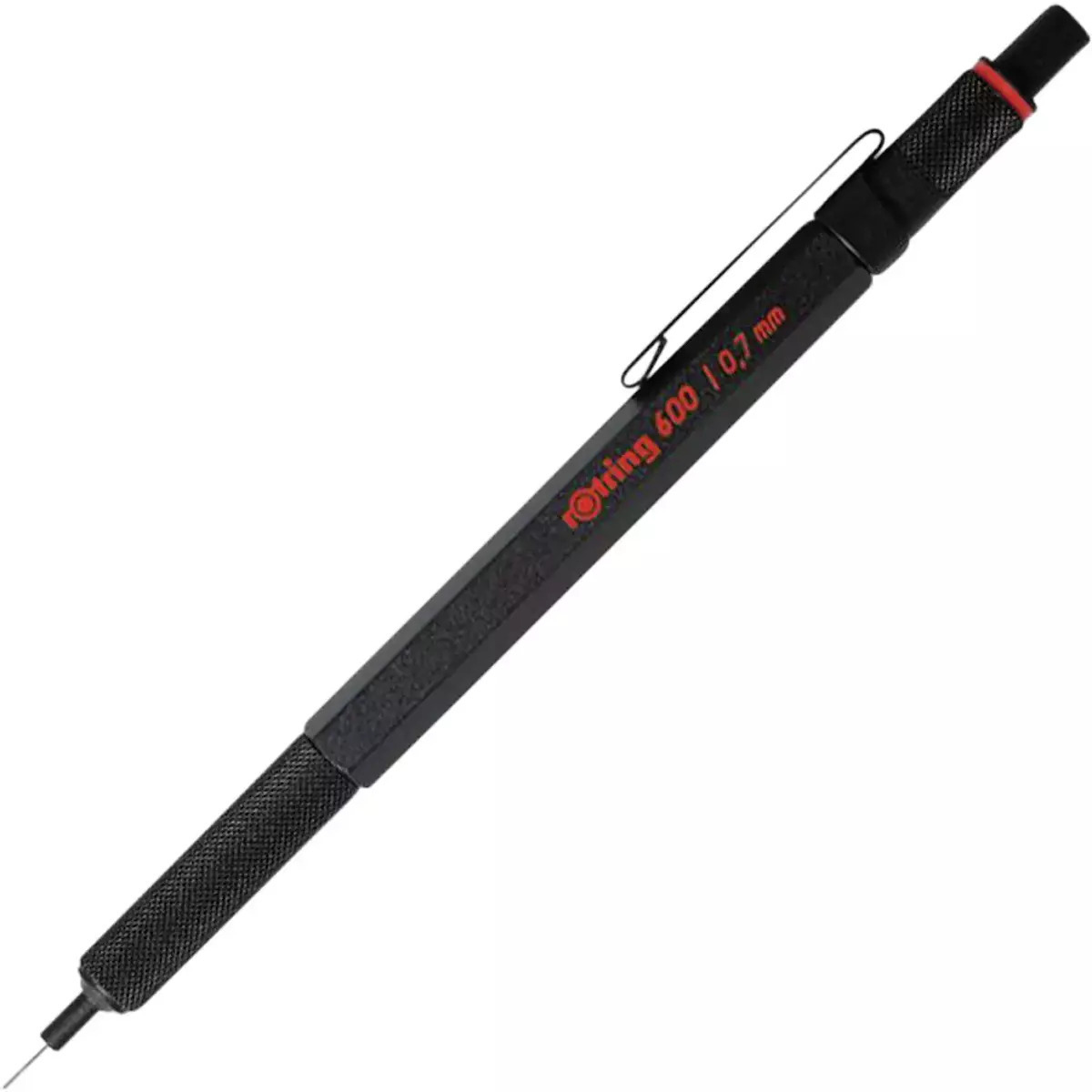 Rotring 600 Black Mechanical Pencil 0,7mm 1904442 3501179044422 - Image 2