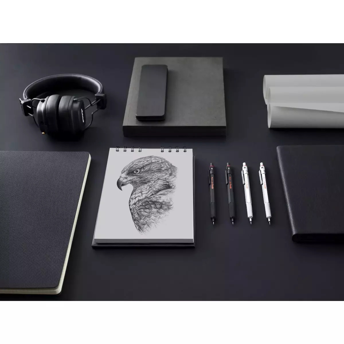 Rotring 600 Black Mechanical Pencil 0,7mm 1904442 3501179044422 - Image 3