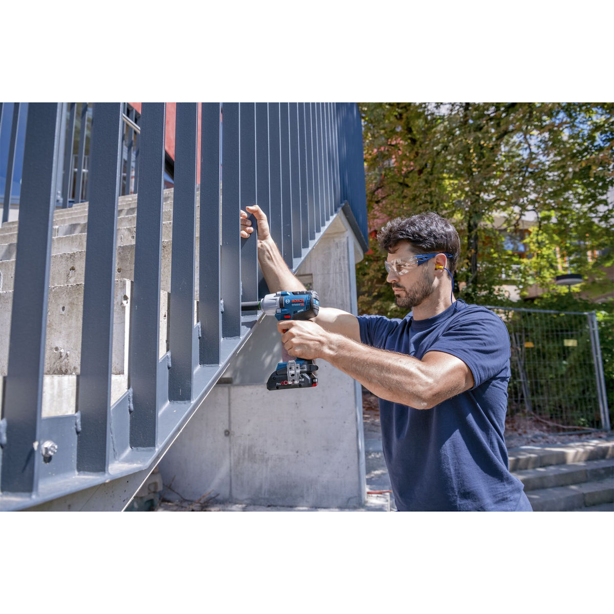 Bosch GDS 18V-450 HC Μπουλονόκλειδο Μπαταρίας 18V 2x4Ah με Υποδοχή 1/2" - Image 8