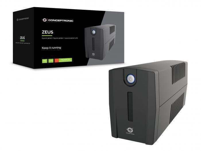 Conceptronic ZEUS02ESP UPS Line-Interactive 850VA 480W - Image 5