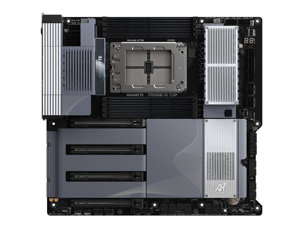 Gigabyte TRX50 AI TOP Wi-Fi Motherboard Extended ATX με AMD TR5 Socket - Image 4
