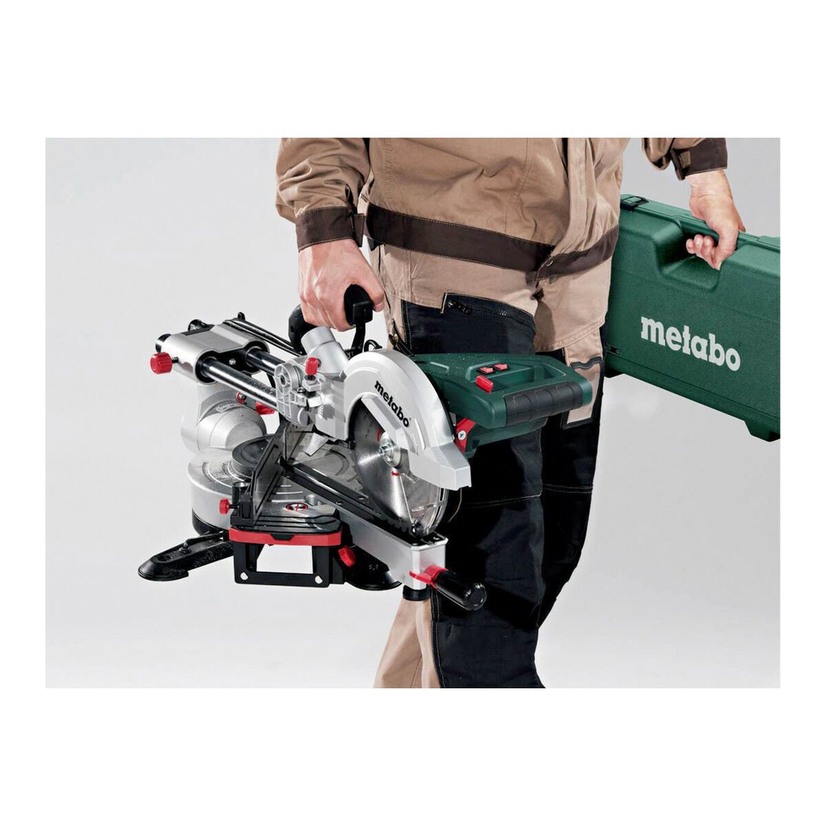 Metabo KGSV 216M Φαλτσοπρίονο Ρεύματος Συρόμενο με Ισχύ 1350W, Οδηγό Laser, Δίσκο Κοπής Διαμέτρου 216mm & Ταχύτητα Κοπής 5500rpm - Image 7
