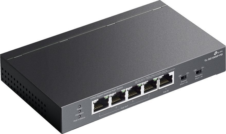 TP-LINK TL-SG1005P-PD v1 Unmanaged L2 PoE - Image 4
