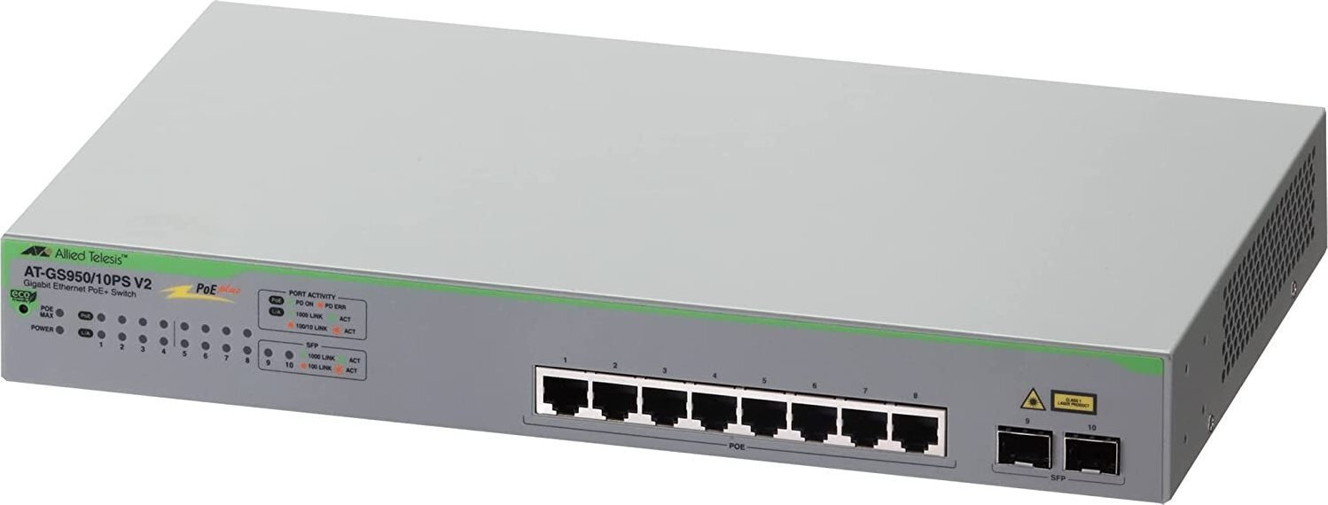 Allied Telesis AT-GS950/10PS v2 Unmanaged L2 PoE++ - Image 4