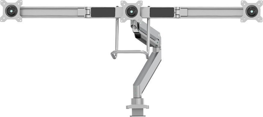 Neomounts NM-D775DX3SILVER Επιτραπέζια Βάση Τηλεόρασης με Βραχίονα έως 27" και 18kg Ασημί - Image 3