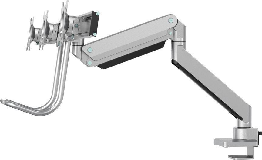 Neomounts NM-D775DX3SILVER Επιτραπέζια Βάση Τηλεόρασης με Βραχίονα έως 27" και 18kg Ασημί - Image 5