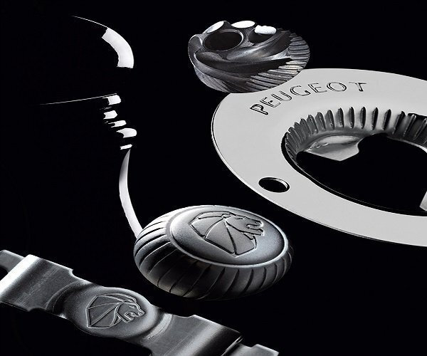 Peugeot Bistro Χειροκίνητος Μύλος Αλατιού Ξύλινος σε Ροζ Χρώμα 10cm - Image 10