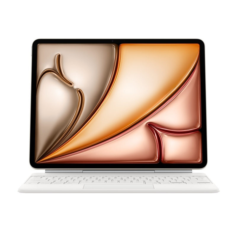 Apple Magic Keyboard Λευκή (iPad Air 2024 13")