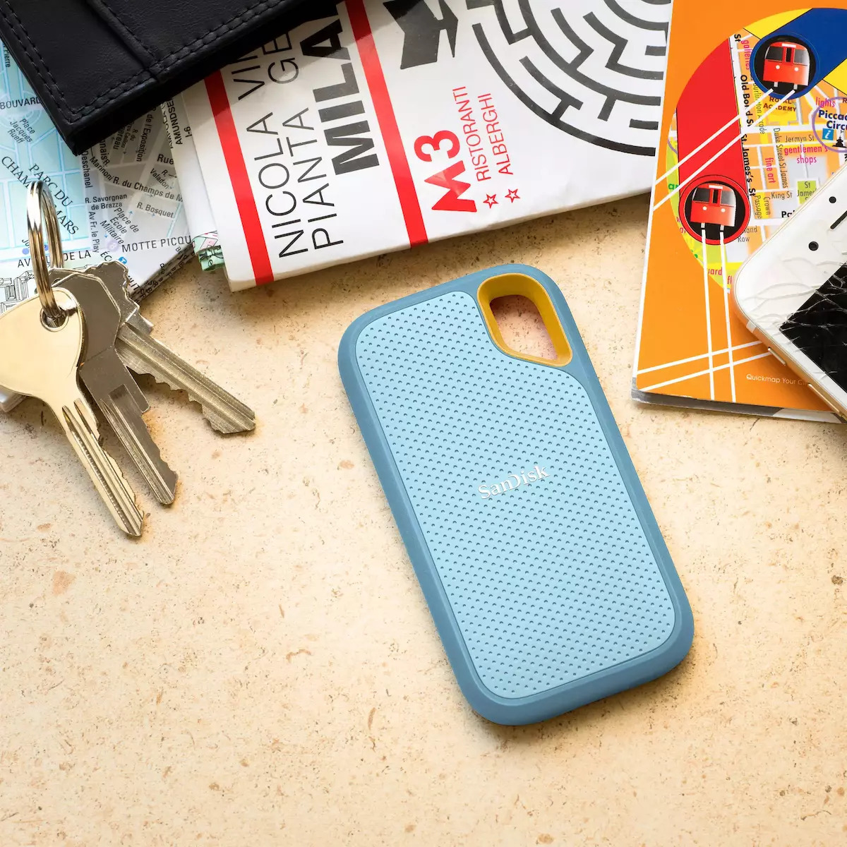 Sandisk Extreme SSD V2 USB 3.2 / USB-C 1TB 2.5" Μπλε - Image 6