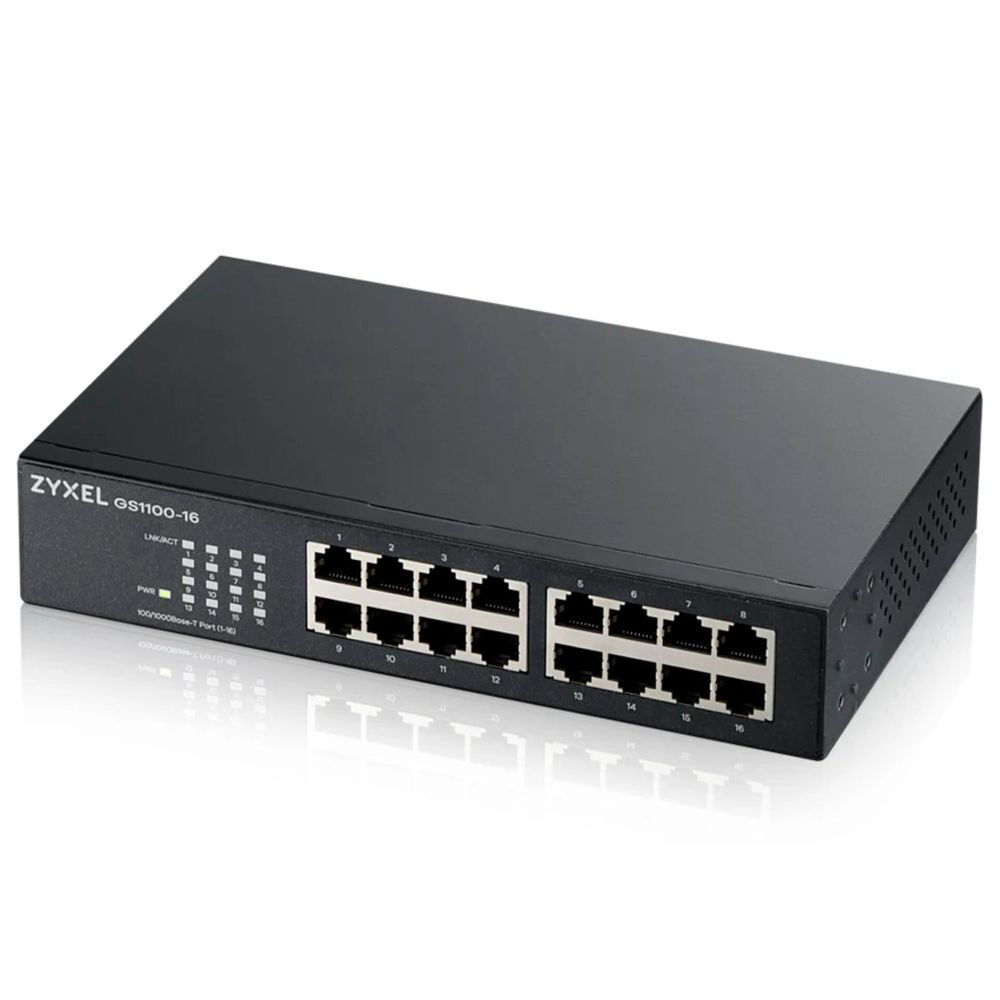 Zyxel GS1100-16 v3 Unmanaged L2 Switch με 16 Θύρες Gigabit (1Gbps) Ethernet - Image 3