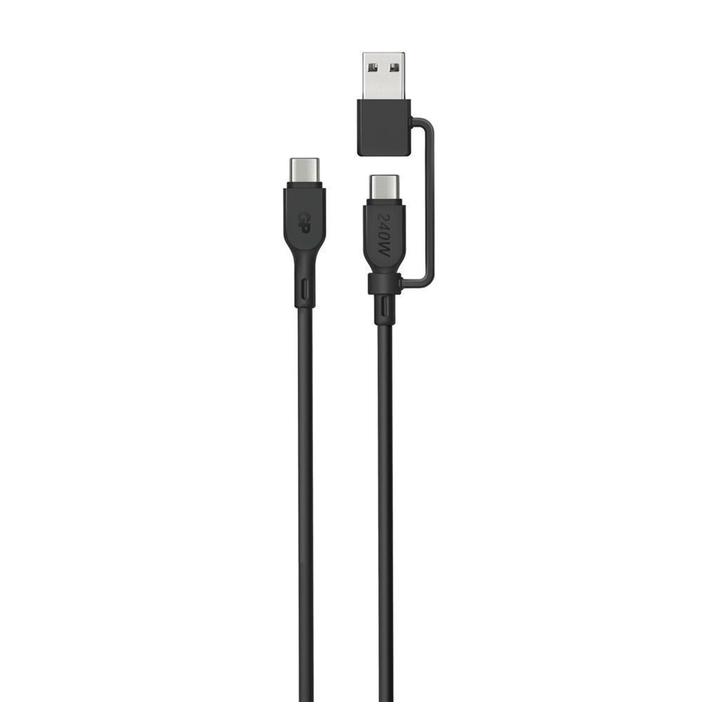 GP Batteries Regular USB to Type-C Cable 1m (GPCBCXBPBKUSB964) - Image 3