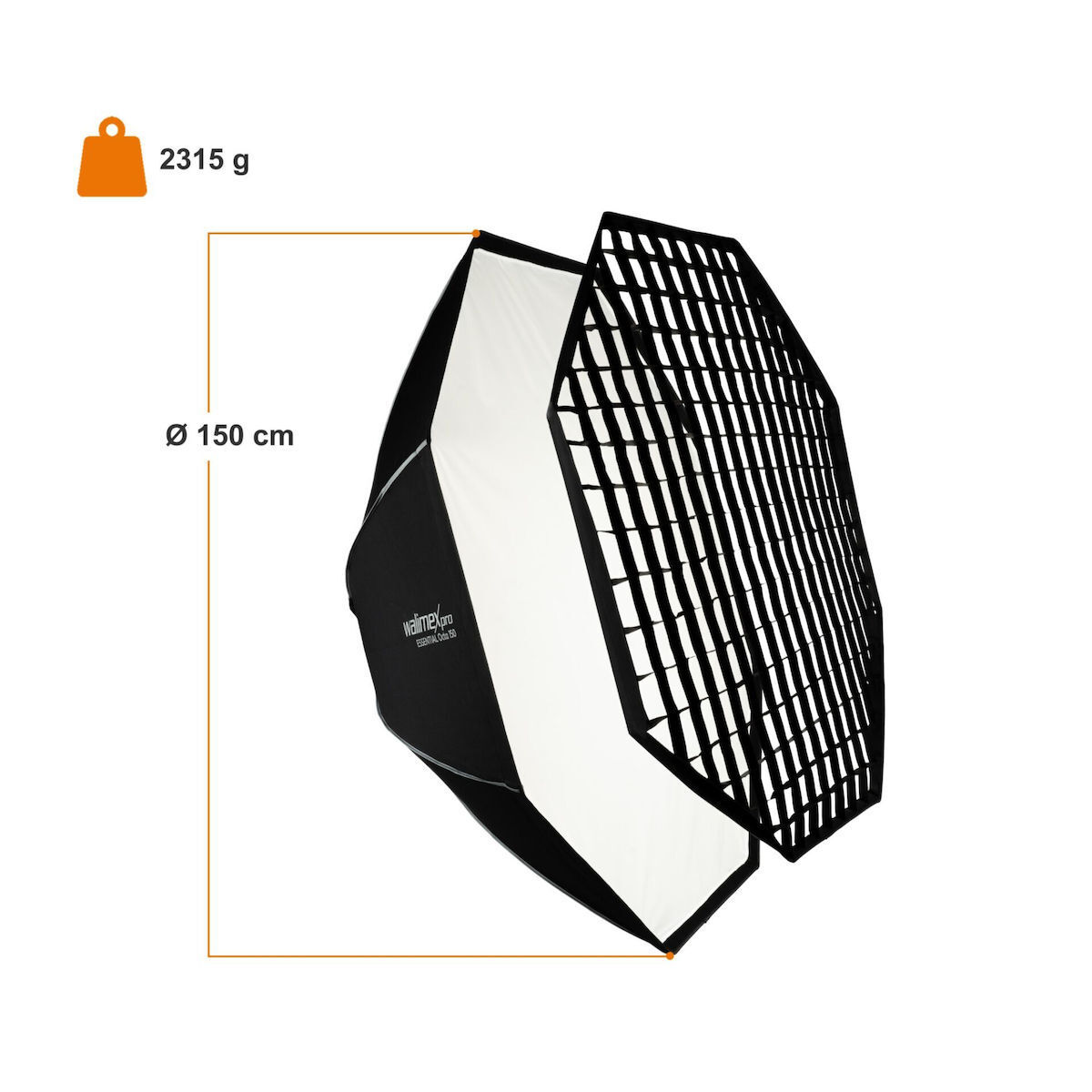 Walimex Walimex Pro Softbox Essential Octa 150 - Image 3
