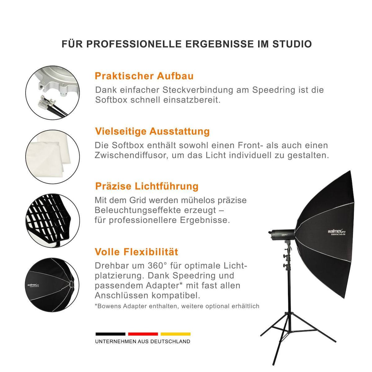 Walimex Walimex Pro Softbox Essential Octa 150