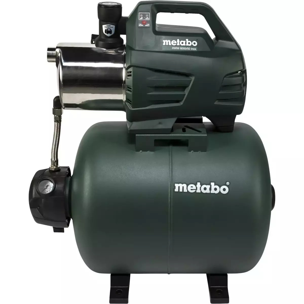 Metabo 600976000 Μονοβάθμιο Μονοφασικό Πιεστικό Συγκρότημα Νερού με Δοχείο 50 Λίτρων 1300W - Image 3