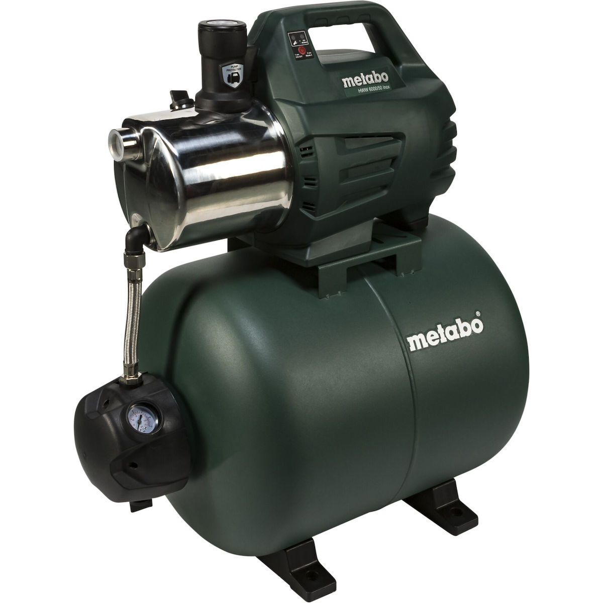 Metabo 600976000 Μονοβάθμιο Μονοφασικό Πιεστικό Συγκρότημα Νερού με Δοχείο 50 Λίτρων 1300W - Image 2