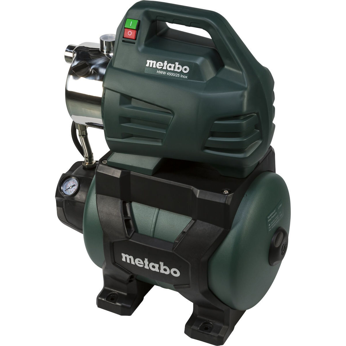 Metabo 600972000 Μονοβάθμιο Μονοφασικό Πιεστικό Συγκρότημα Νερού με Δοχείο 24 Λίτρων 1300W - Image 2