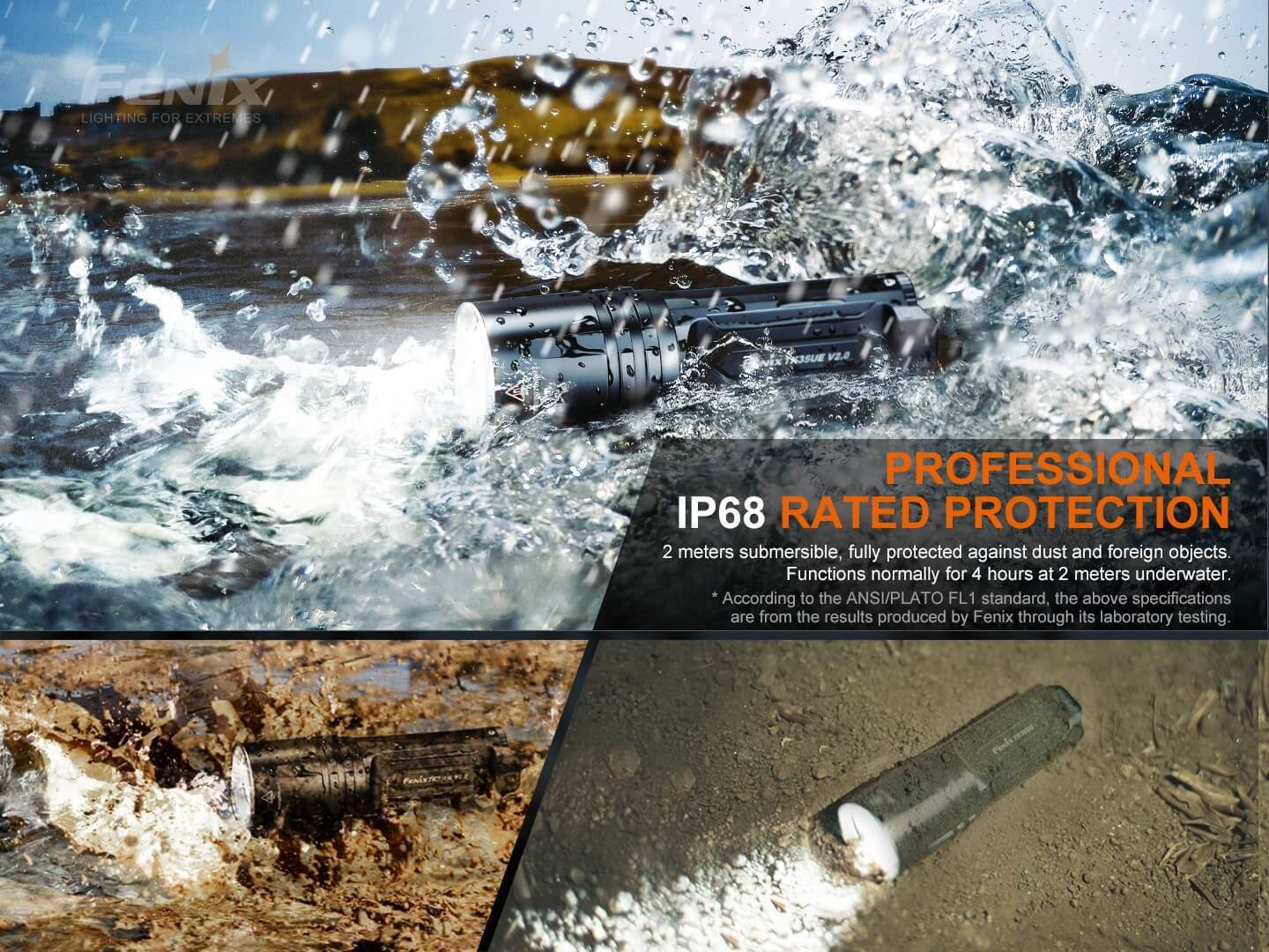 Fenix Στεγανός Φακός LED 5000lm - Image 10