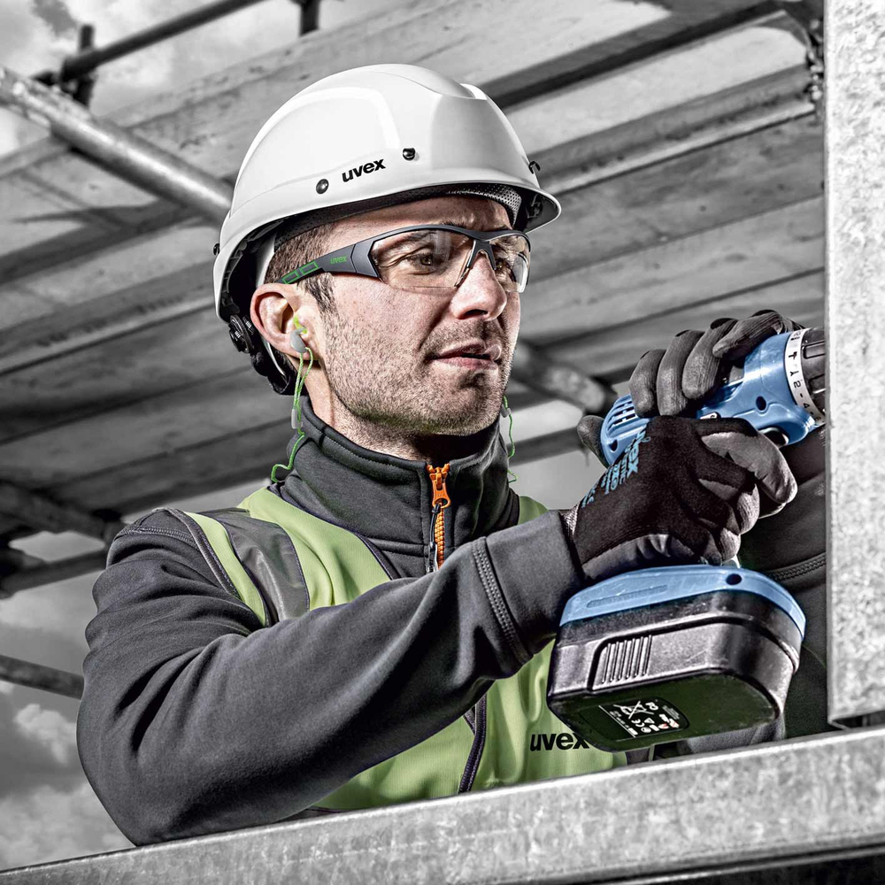 Uvex I-Works Spectacles Γυαλιά Εργασίας για Προστασία με Πράσινους Φακούς - Image 6