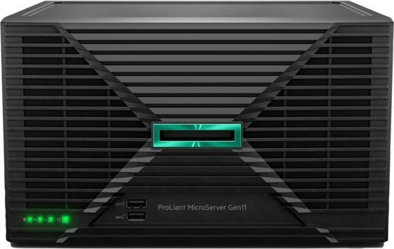 HP ProLiant MicroServer Gen11 (Pentium Gold G7400/16GB DDR5/1TB HDD/4 x LFF/No OS)