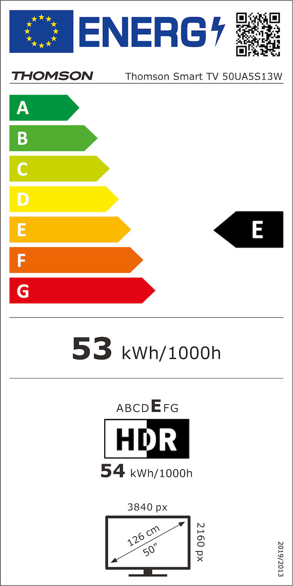 Thomson Smart Τηλεόραση 50" 4K UHD LED 50UA5S13W HDR (2023) - Image 8