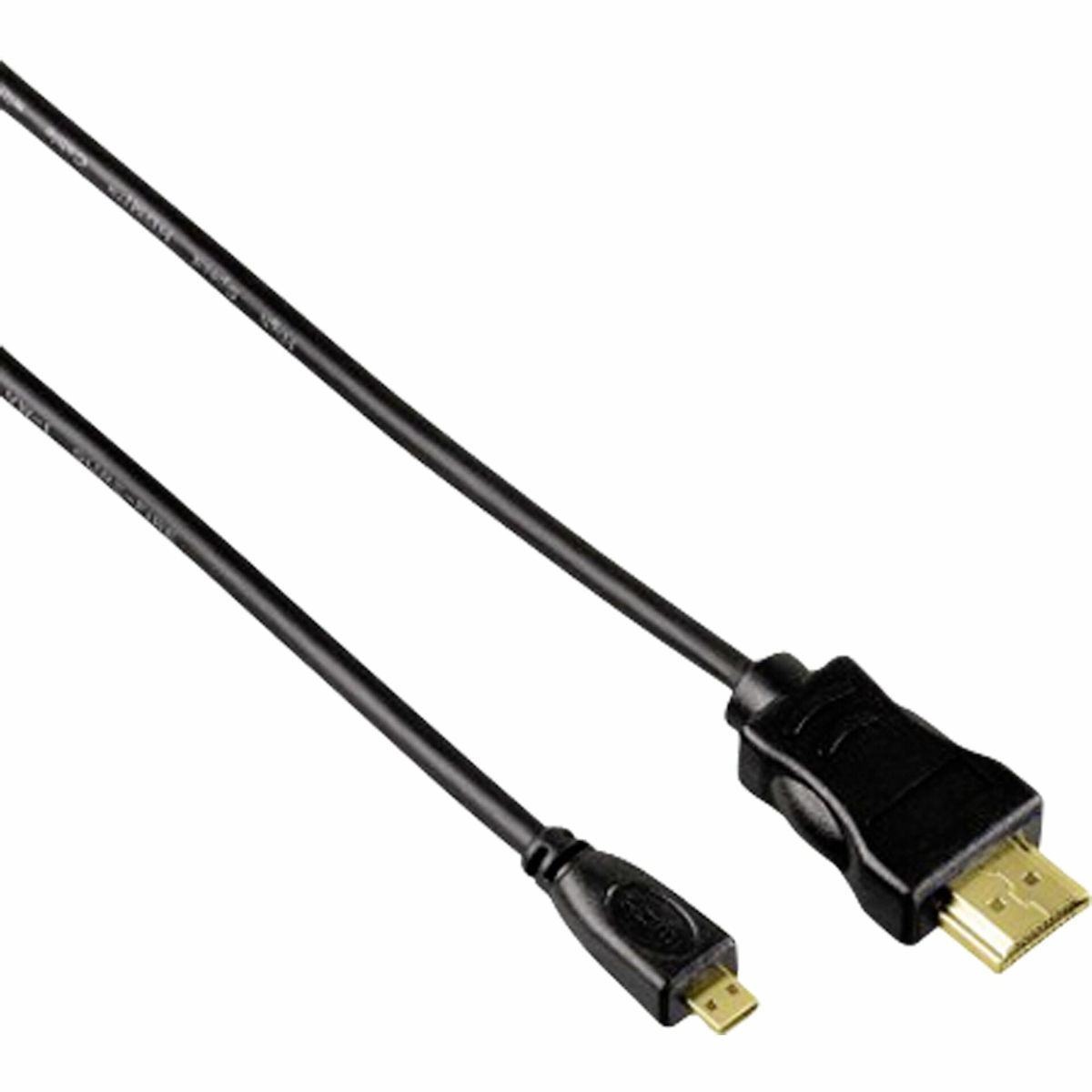 HAMA 74239 HDMI 1.4 HDMI male - micro HDMI male 0.5m Μαύρο (00074239)
