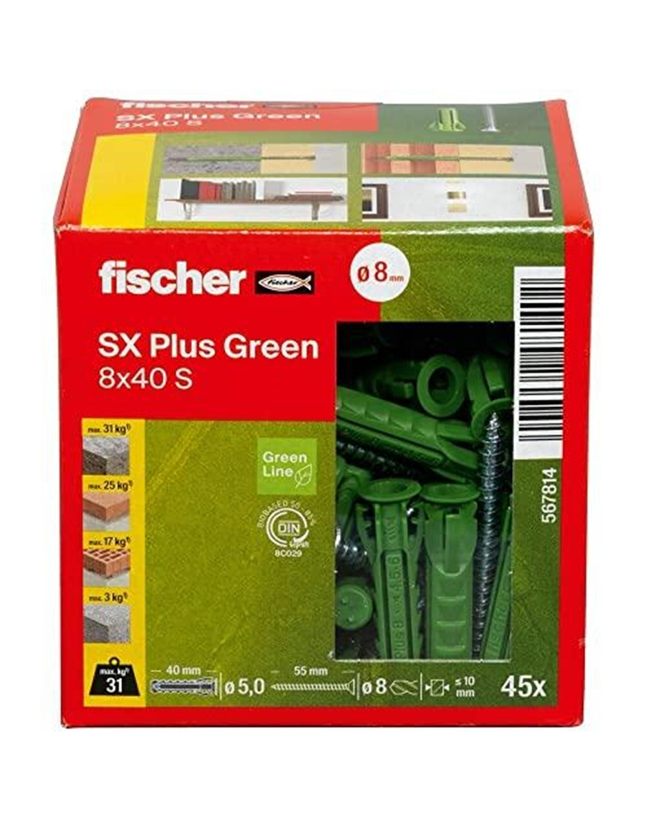 Fischer Ούπα Πλαστικό 8x40mm 40τμχ 567814 - Image 4