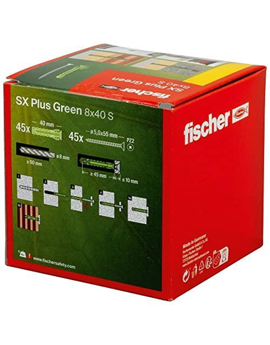 Fischer Ούπα Πλαστικό 8x40mm 40τμχ 567814 - Image 5