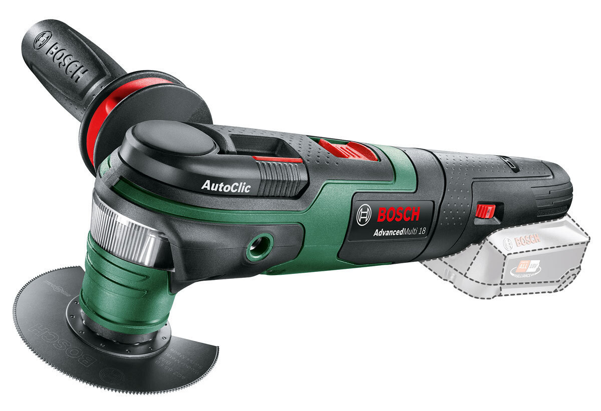 Bosch AdvancedMulti 18 Solo Παλινδρομικό Πολυεργαλείο 18V Solo με Ρύθμιση Ταχύτητας