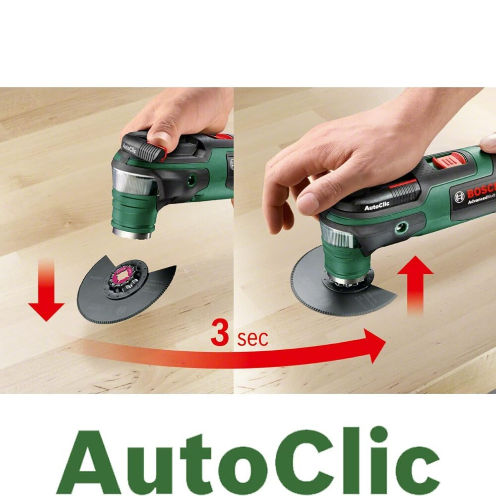 Bosch AdvancedMulti 18 Solo Παλινδρομικό Πολυεργαλείο 18V Solo με Ρύθμιση Ταχύτητας - Image 6